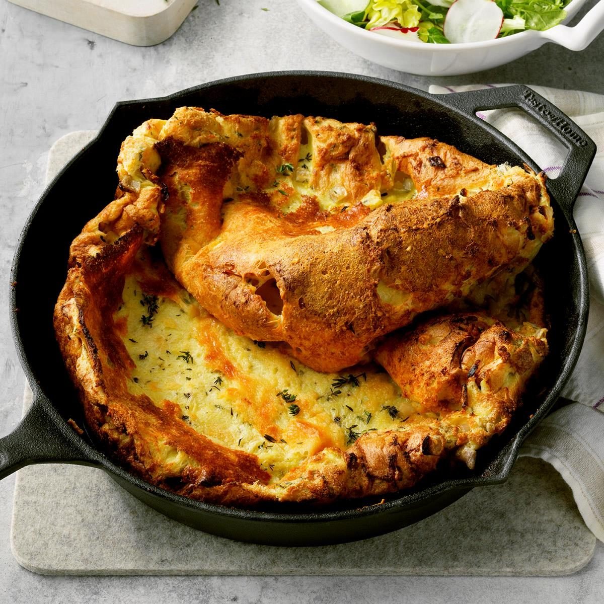 Savory skillet popover