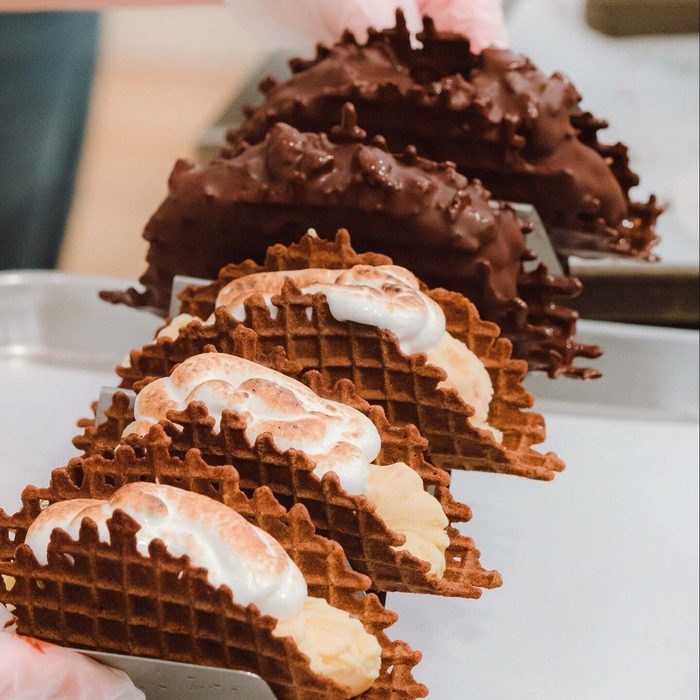 Honeycomb Ice Crceam Tacos