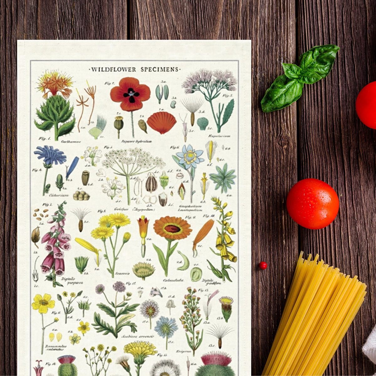 Wildflowers Tea Towel