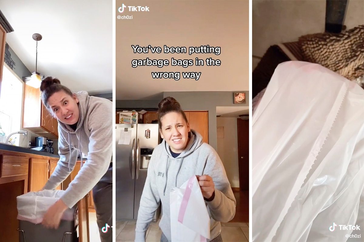 You’ve Been Putting Garbage Bags in the Wrong Way—Here’s How