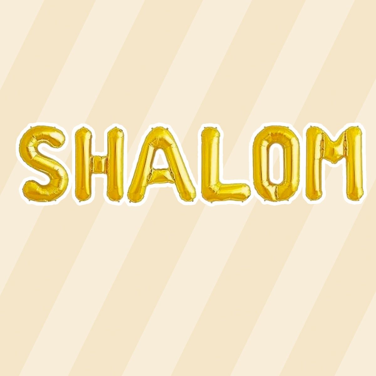 passover decorations Shalom Balloons Shalom Balloon Banner