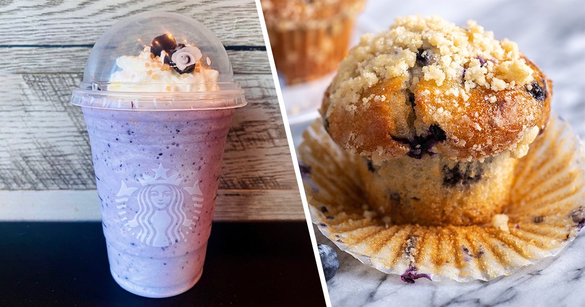 Starbucks Blueberry Muffin Frappuccino from the secret menu
