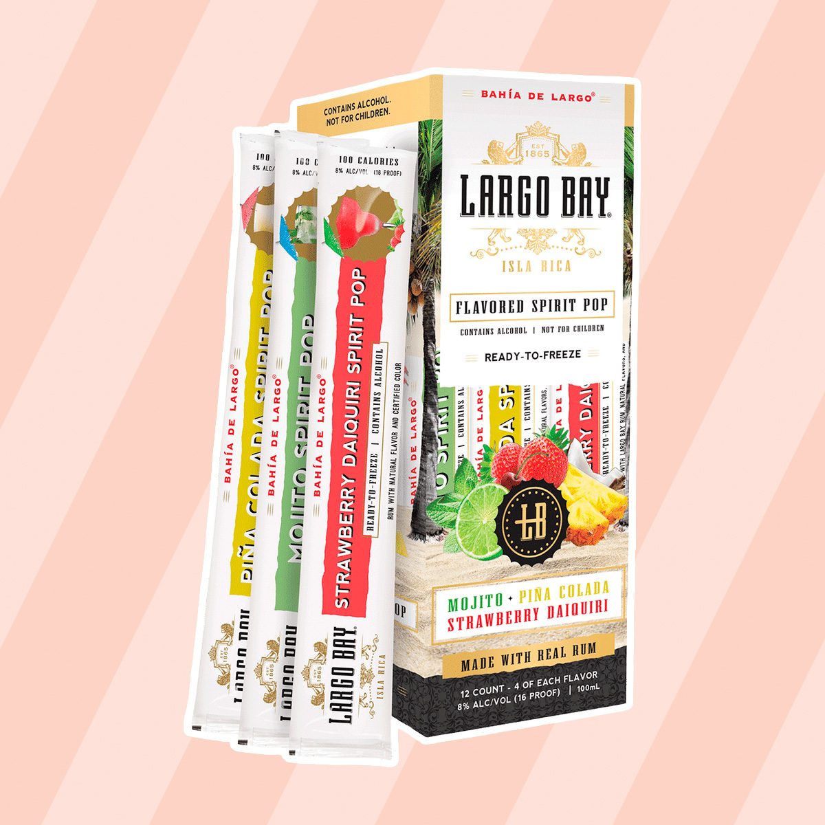 LARGO BAY SPIRIT POPS - READY TO FREEZE