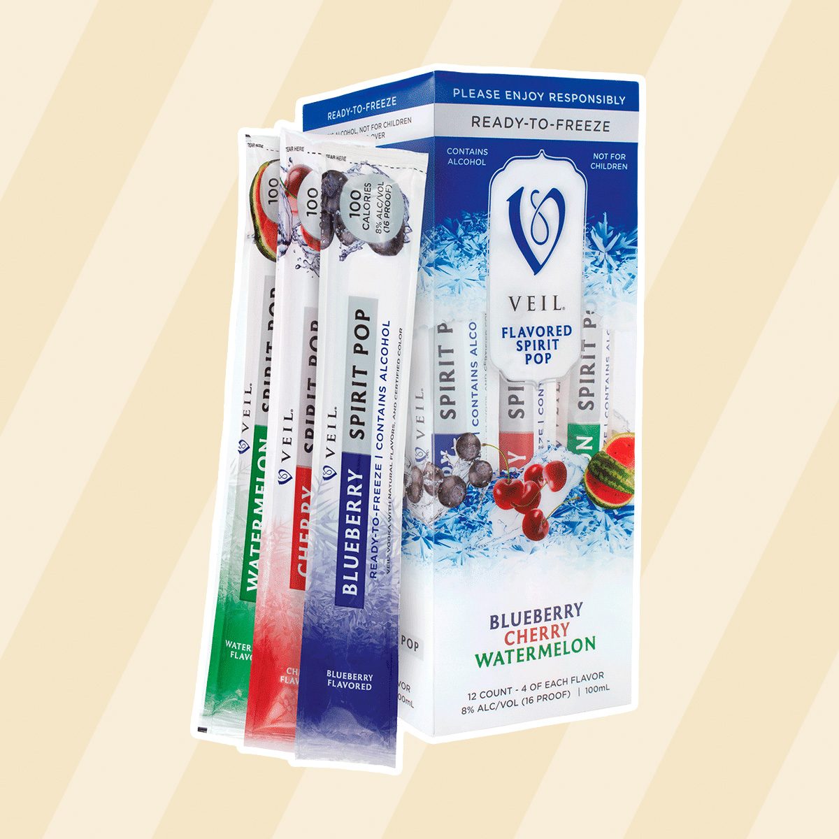 VEIL VODKA POPS - READY TO FREEZE