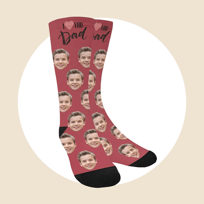 Custom Face Socks Ecomm Via Amazon