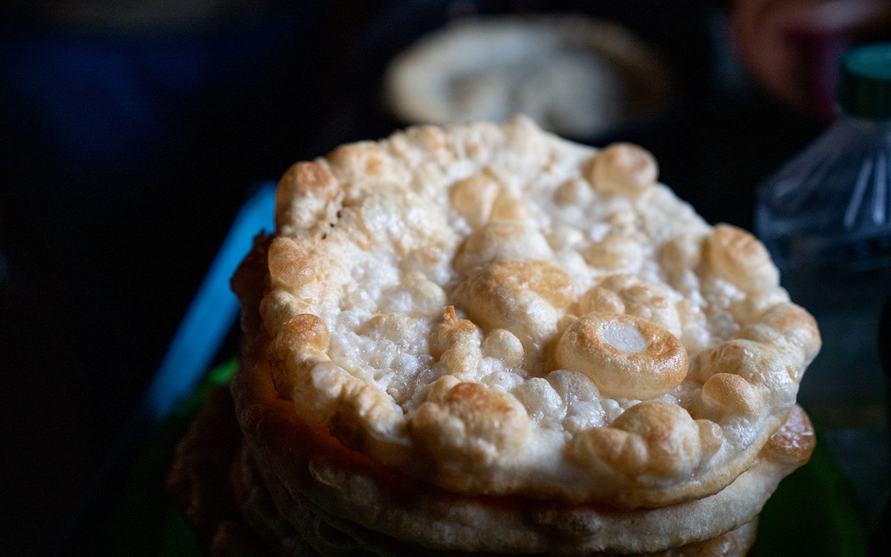 what is fry bread A Stack Of Hot Fresh Deep Fried Indian Fry Bread