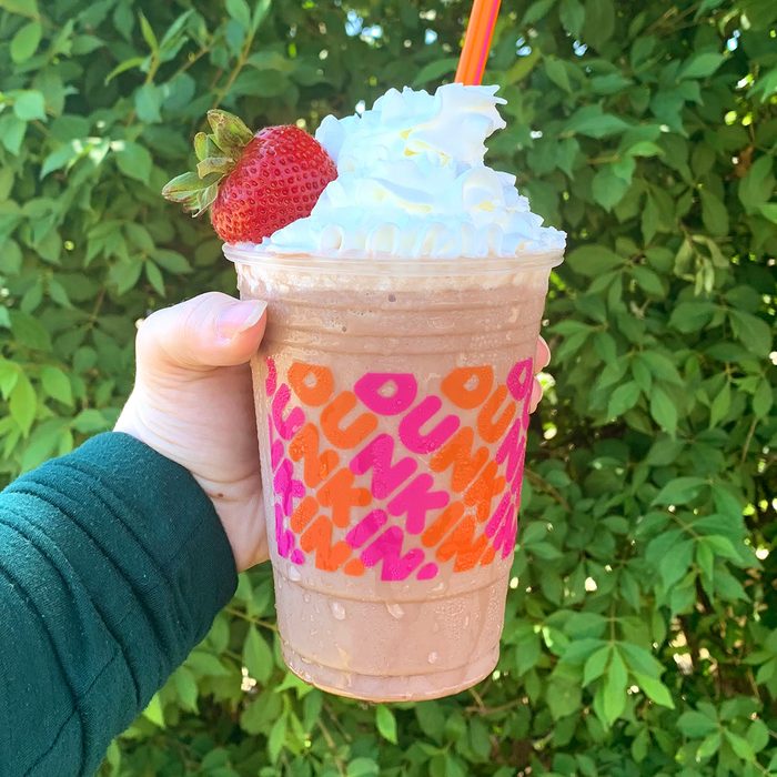 Dunkin Chocolate Strawberry Drink
