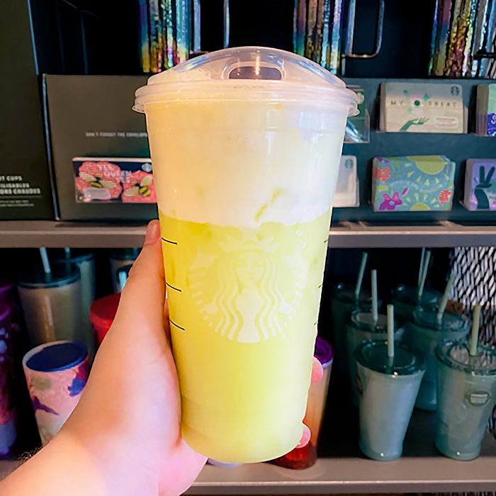 Starbucks Key Lime pie Refresher from the secret menu