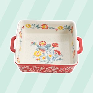 The Pioneer Woman Mazie 8 X 8 Ceramic Red Square Baker