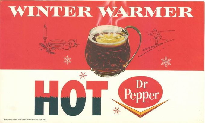 Hot Dr Pepper Winter Warmer