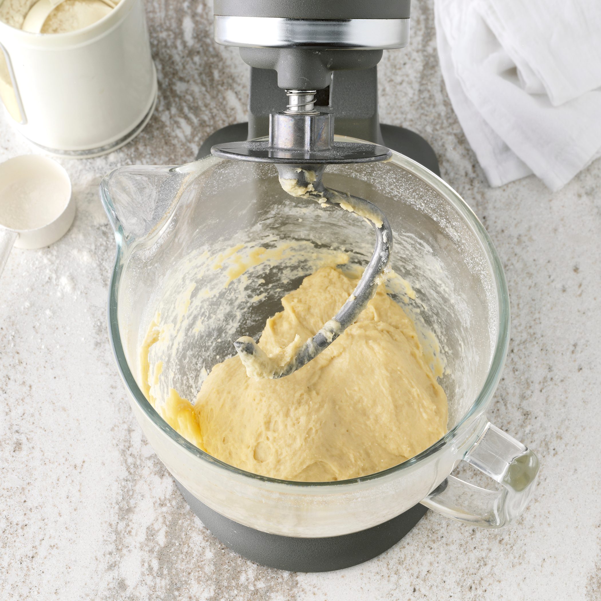 kitchenaid kneading dough