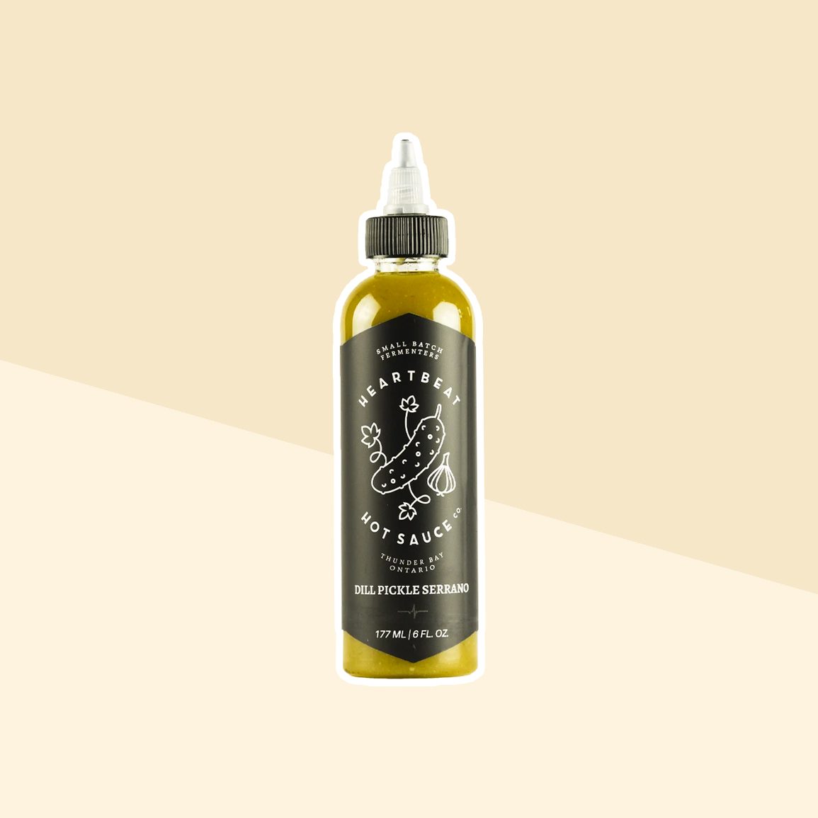 Heartbeat Hot Sauce Dill Pickle Serrano