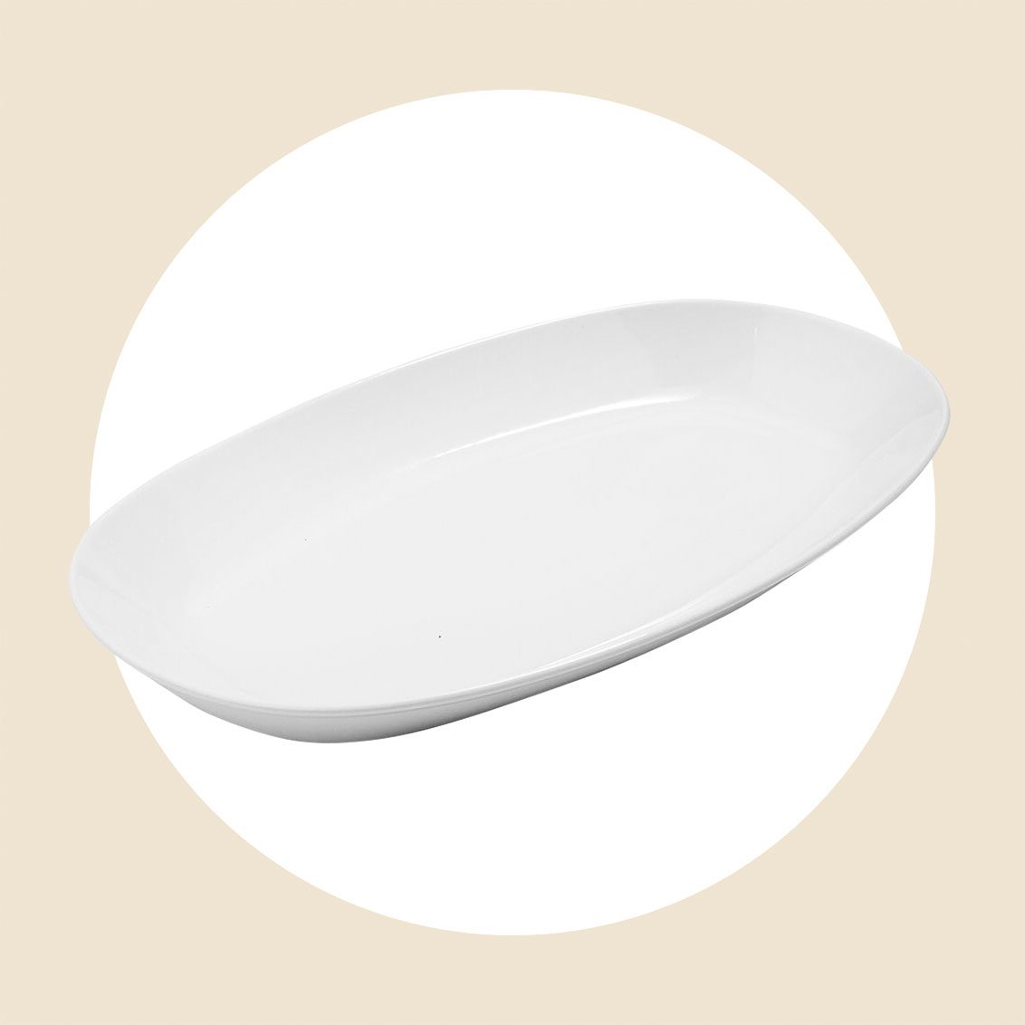 Coupe Porcelain Serve Platter