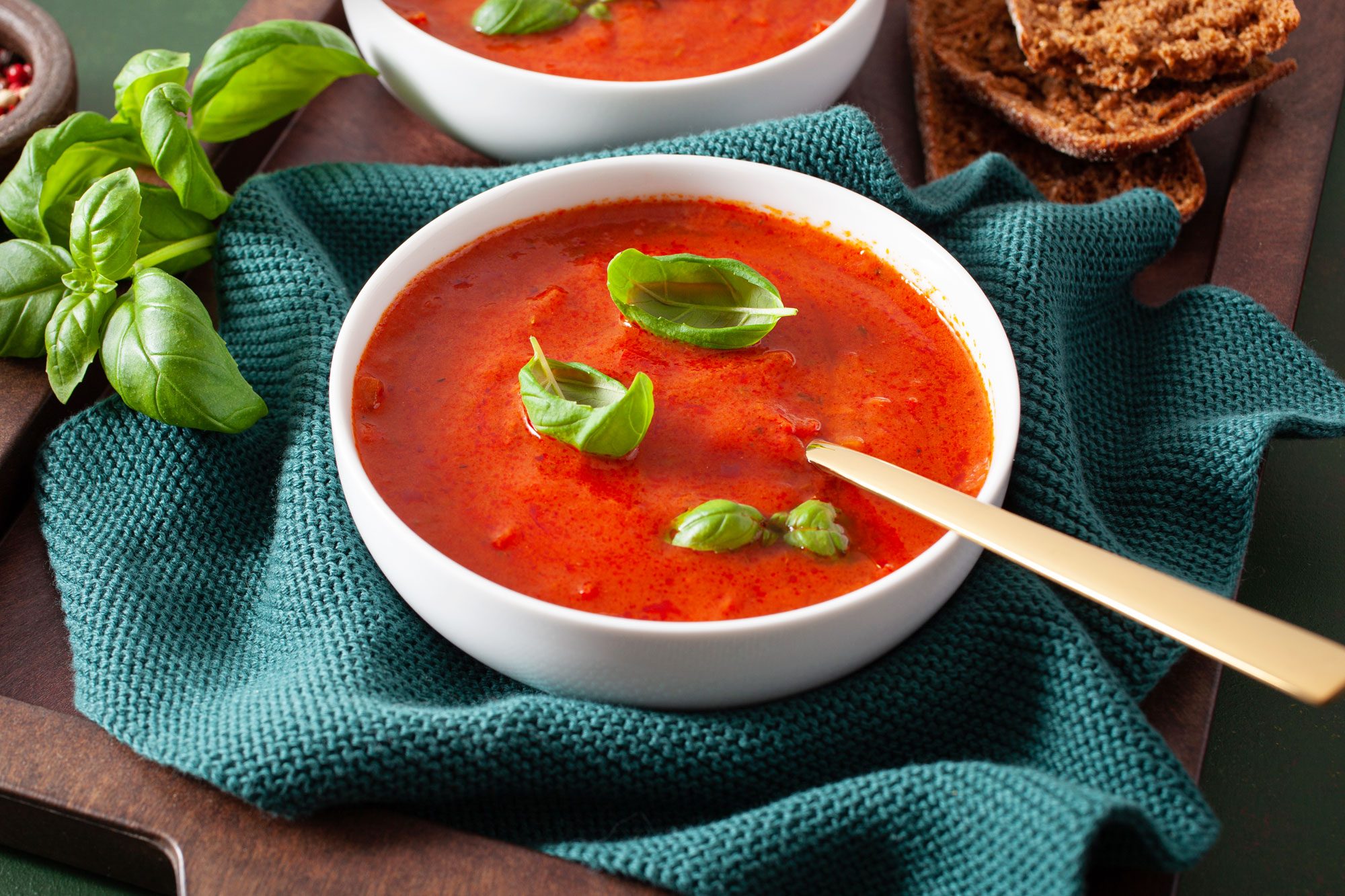 Tomato Soup With Basil