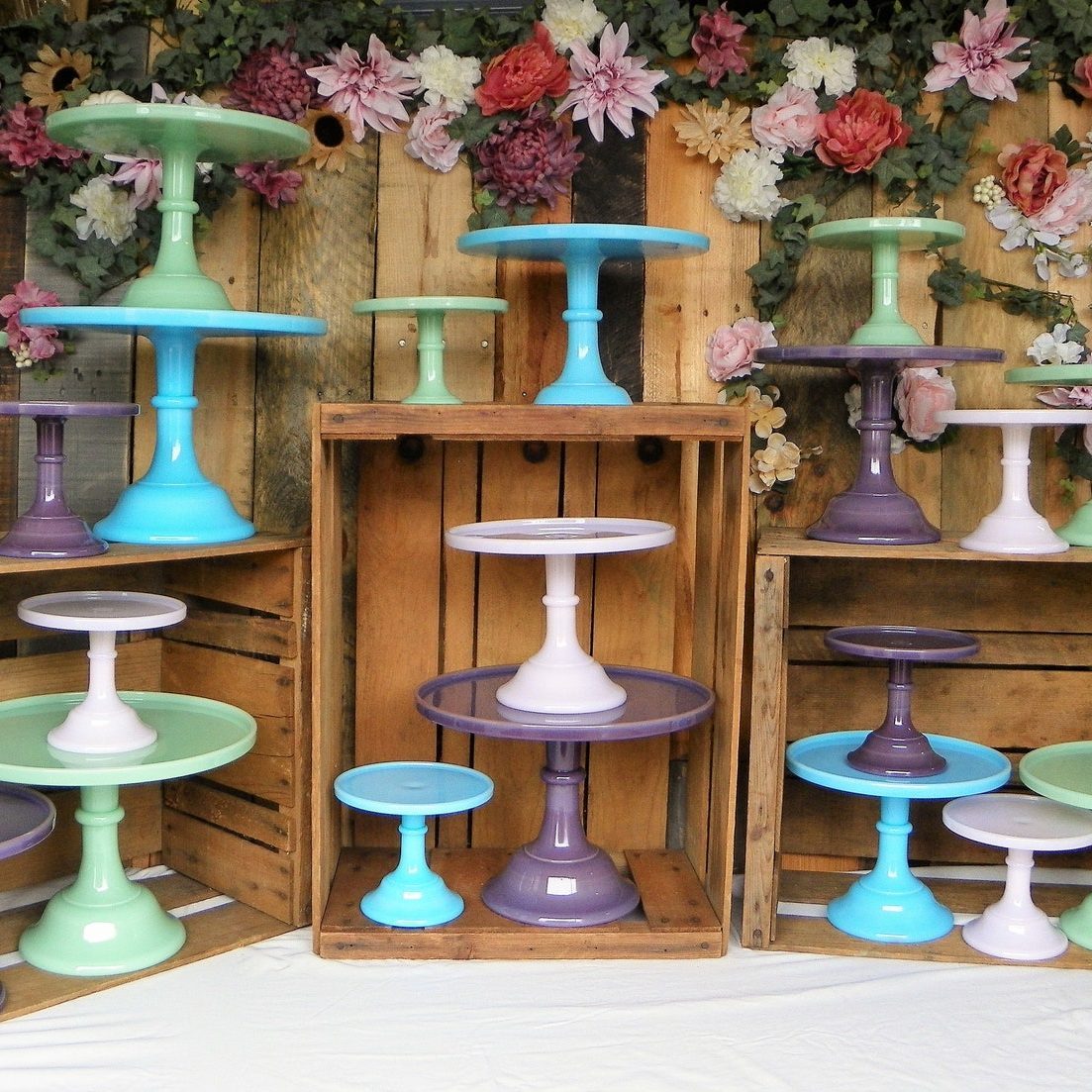 Vintage Glass Cake Stands