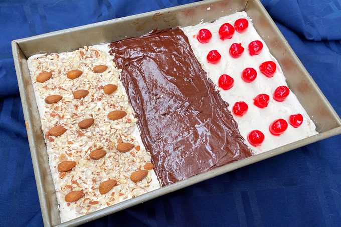 Toh Triple Treat Holiday Bars decorated