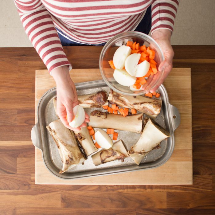 carmelize bones for bone broth