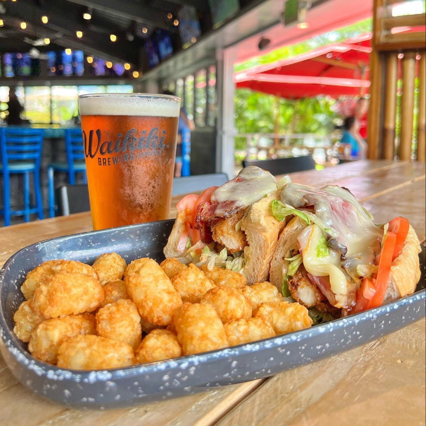 Food And Beer At Waikiki Brewing Co