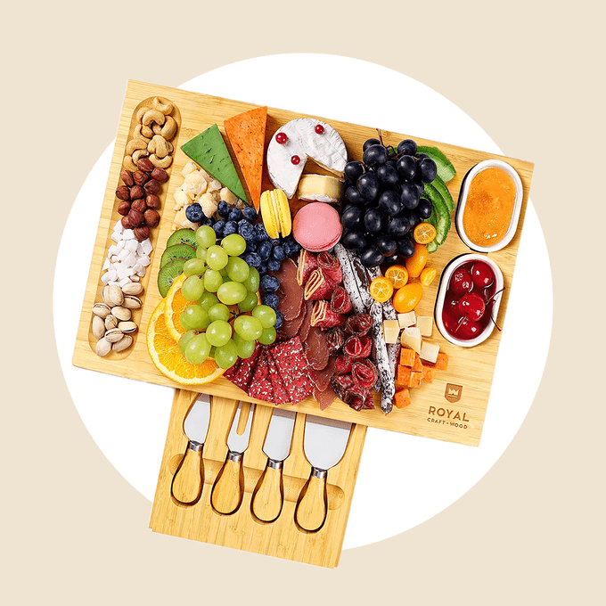Unique Bamboo Cheese Board Ecomm Via Amazon.com 001