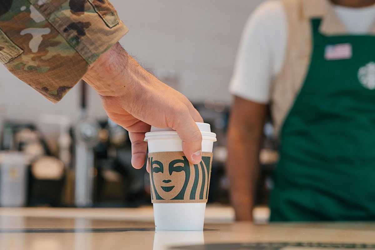Starbucks Is Handing Out Free Drinks to Veterans on Veterans Day