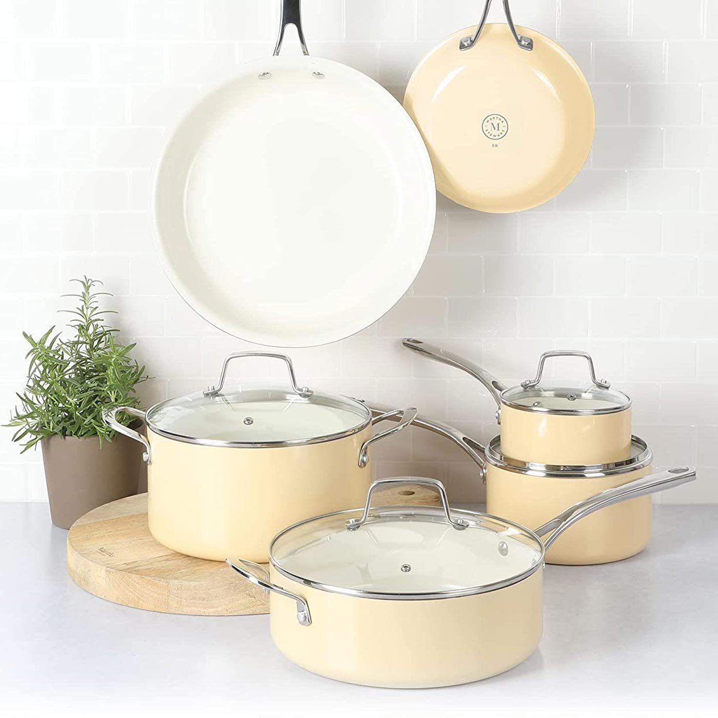 10 Piece Ceramic Cookware Set