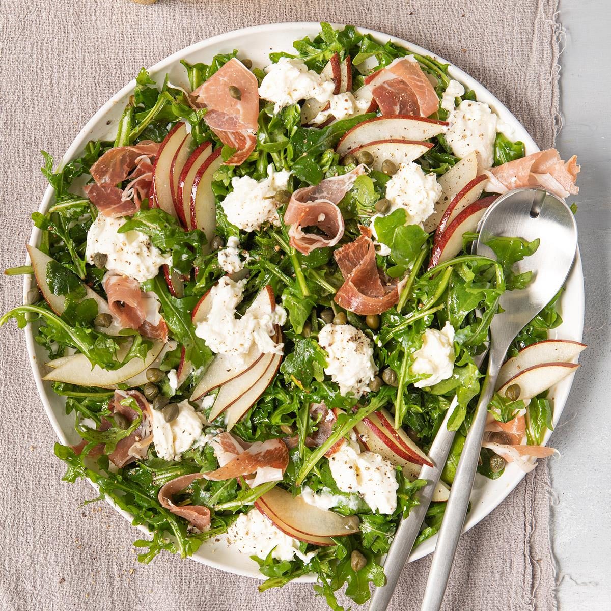 Prosciutto, Pear & Burrata Salad