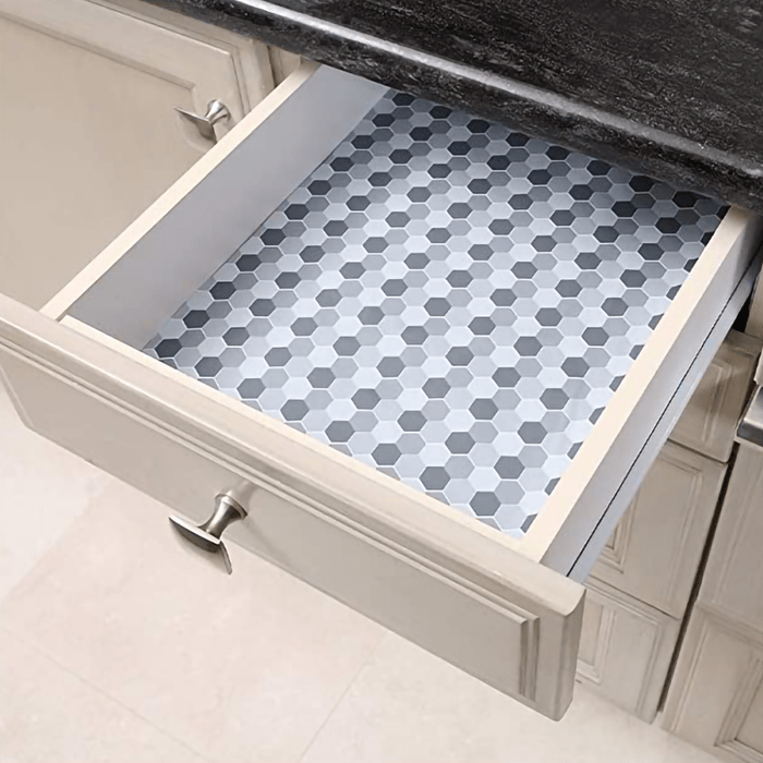 Smart Design Patterned Shelf And Drawer Liner