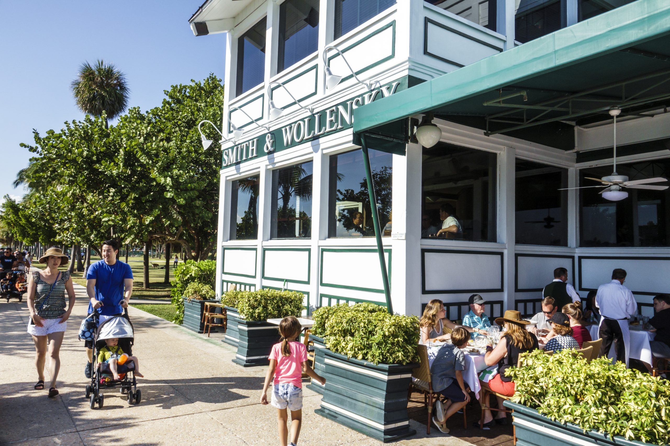 Miami Beach, South Beach South Pointe Park, Smith & Wollensky restaurant