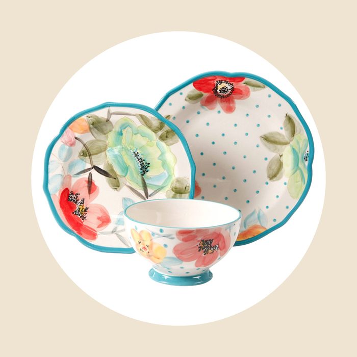 Vintage Bloom 12 Piece Dinnerware Set