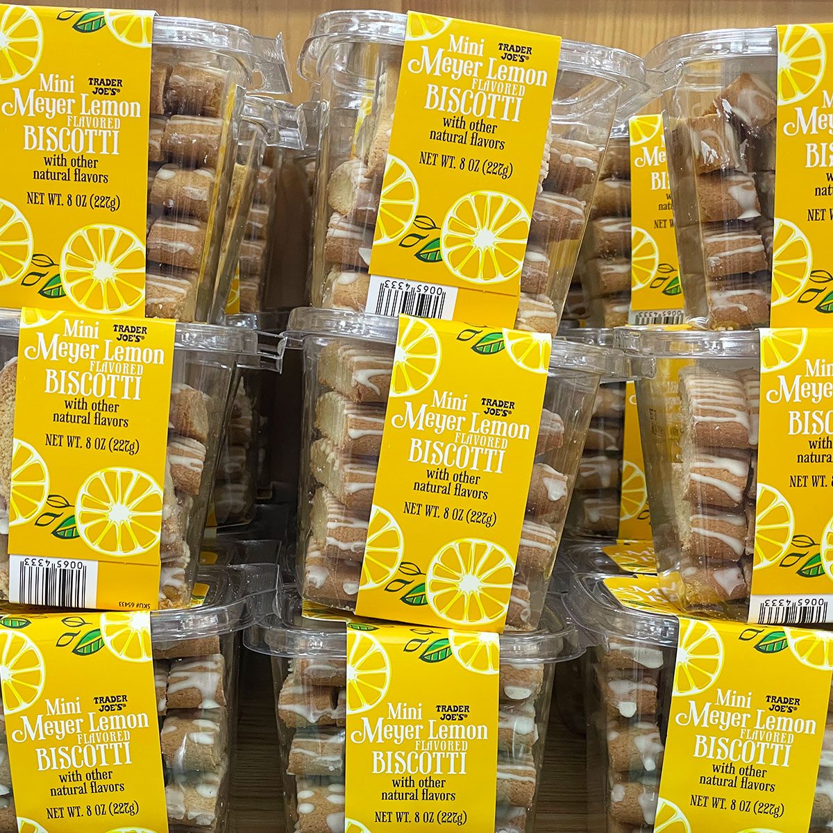Mini Meyer Lemon Biscotti Trader Joe
