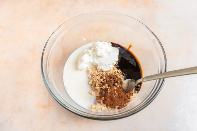 Combine Ingredients For Gingerbread Overnight Oats Molly Allen For Toh