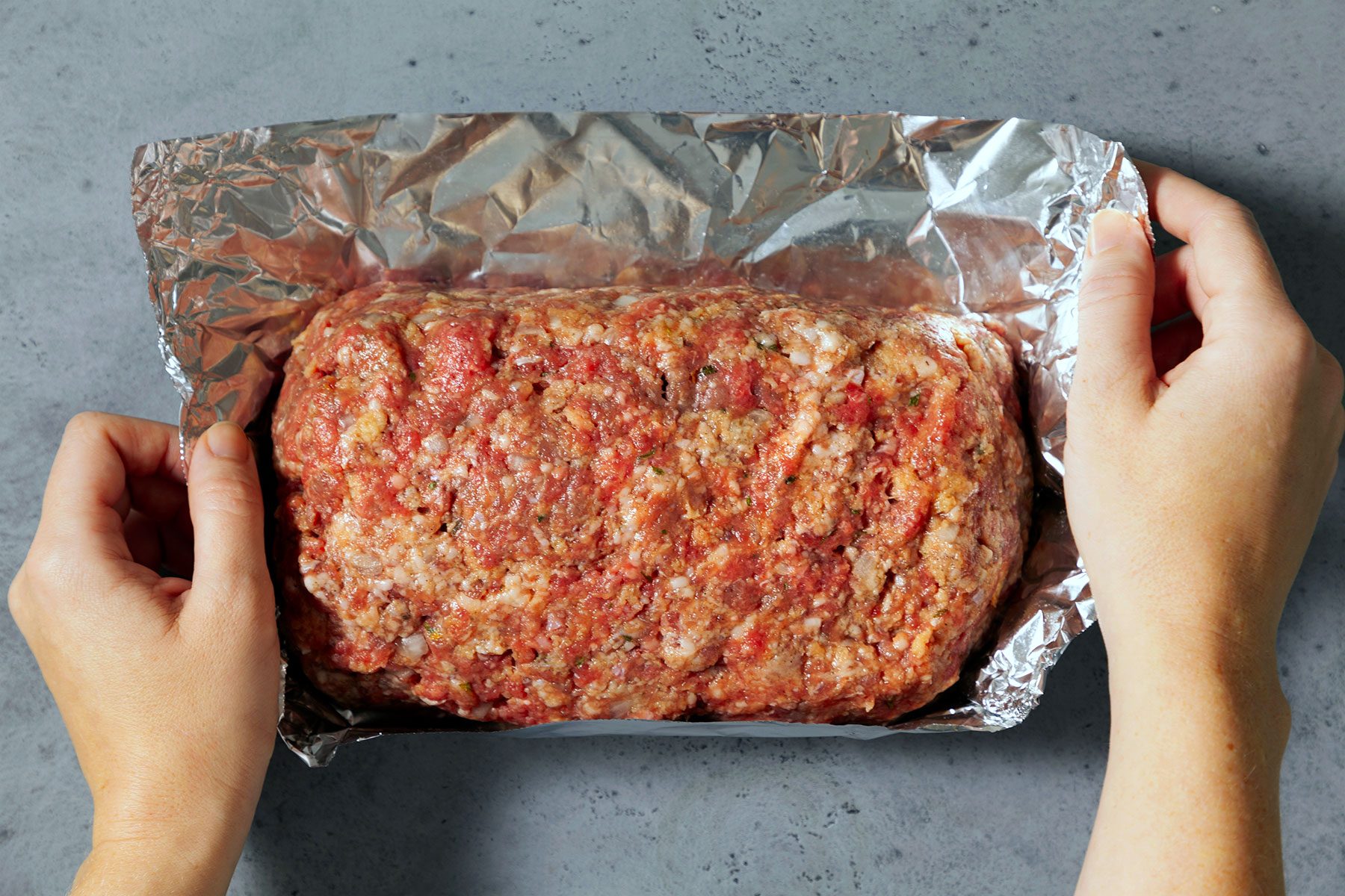Instant Pot Meat Loaf in foil