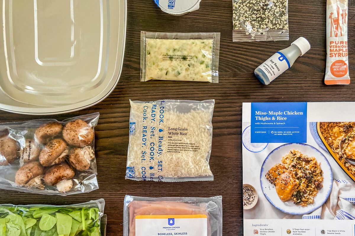 Miso-Maple Chicken Thighs & Rice