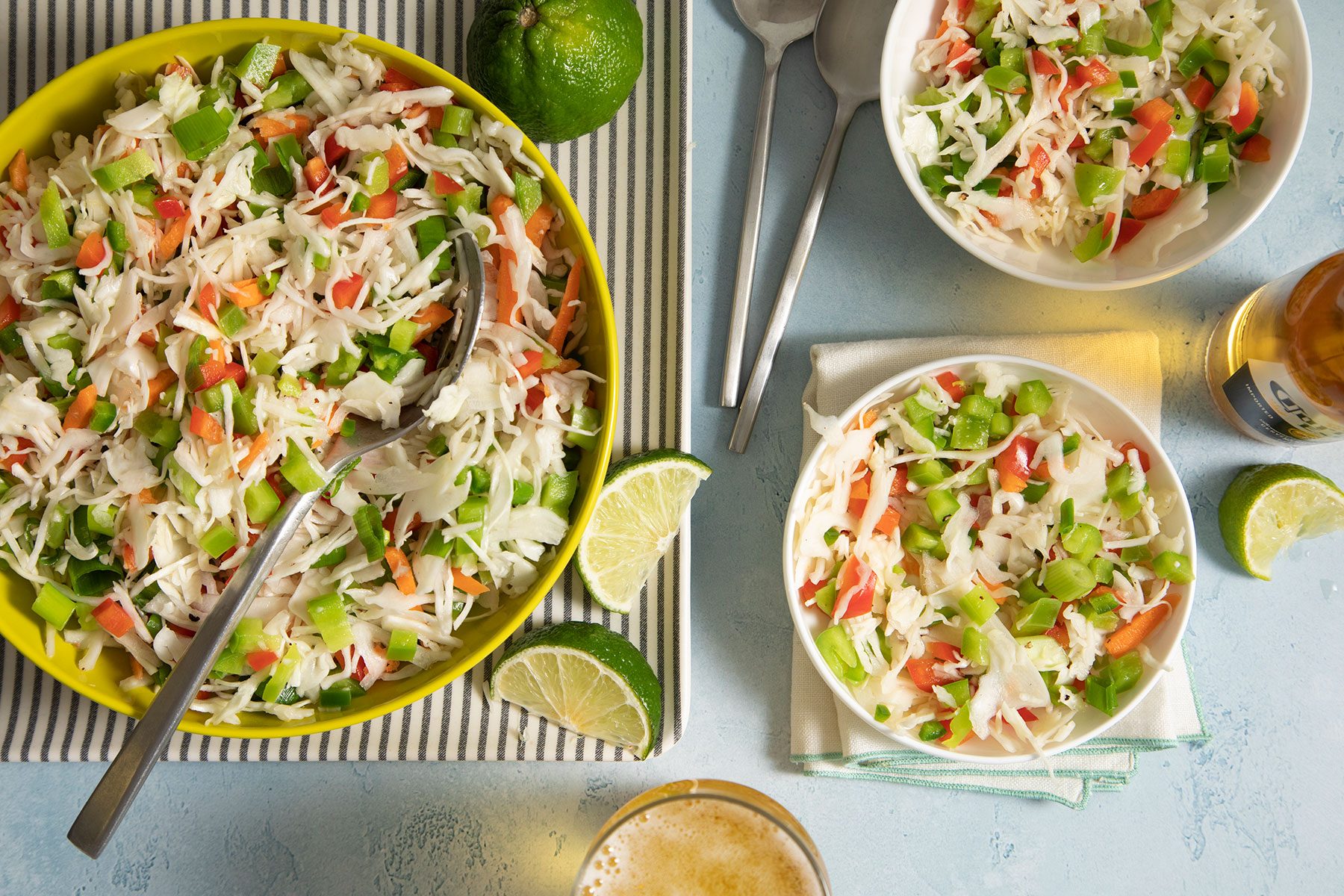 Three Pepper Coleslaw