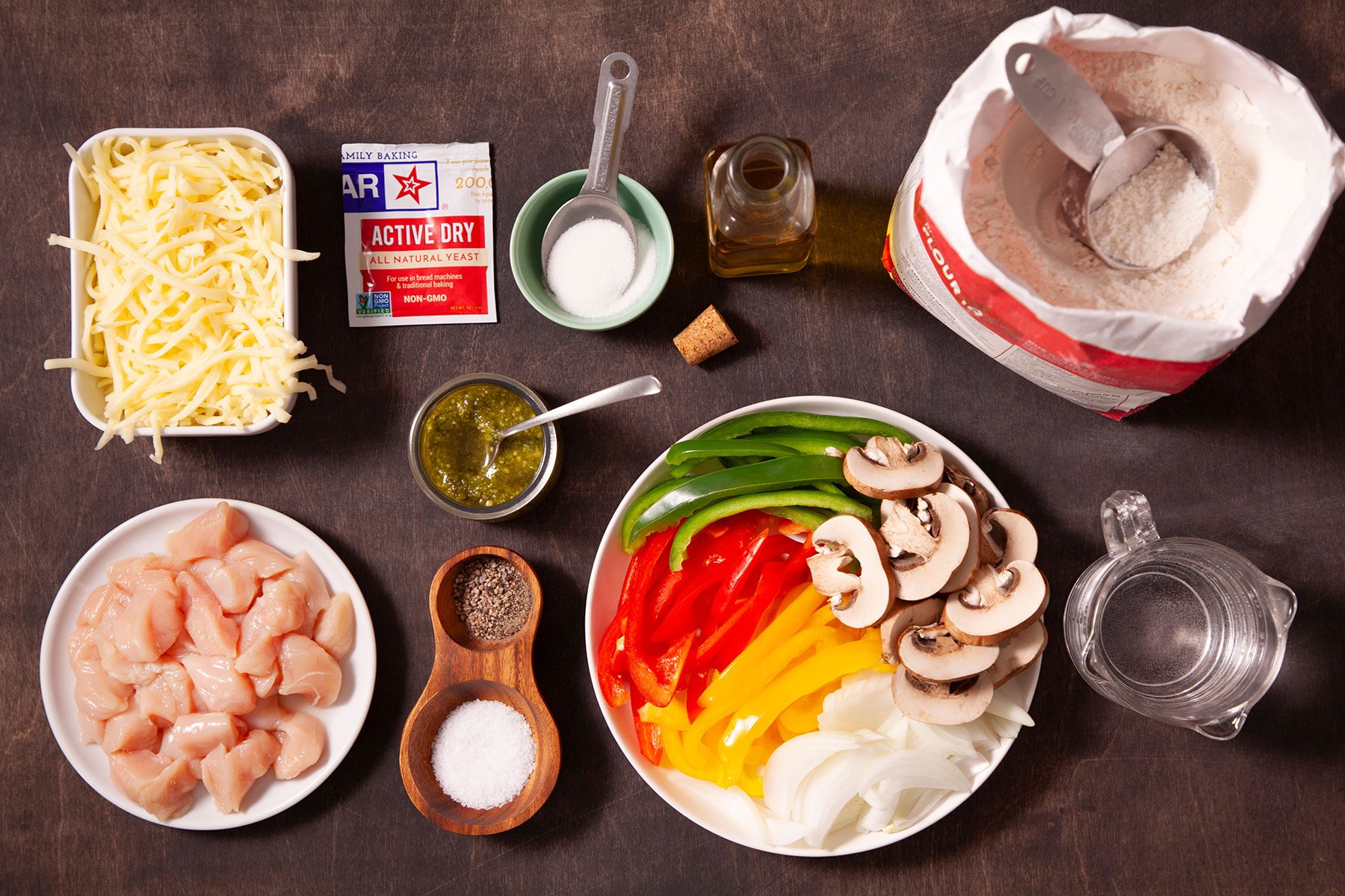 Chicken Pesto Pizza Ingredients