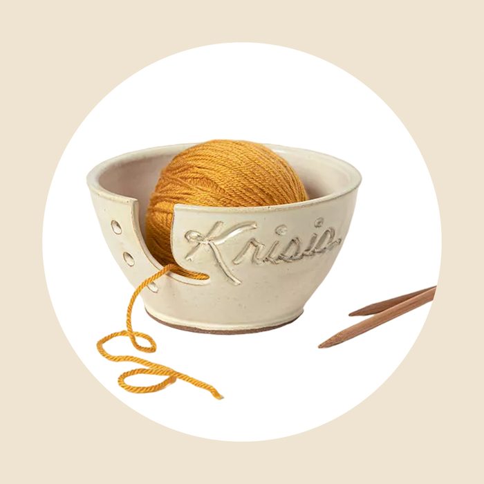 Personalized Yarn Bowl