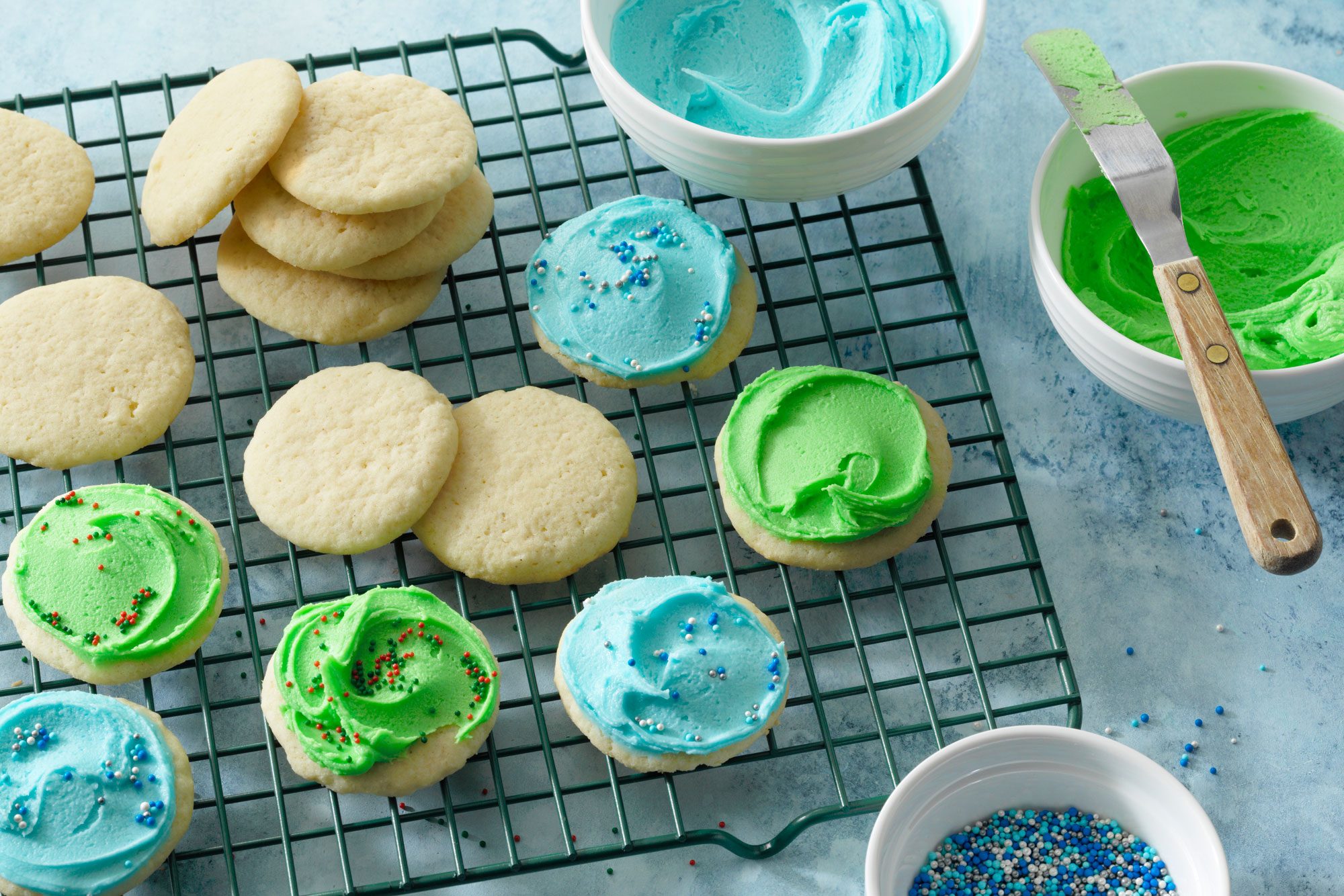 Add colored sugar or sprinkles