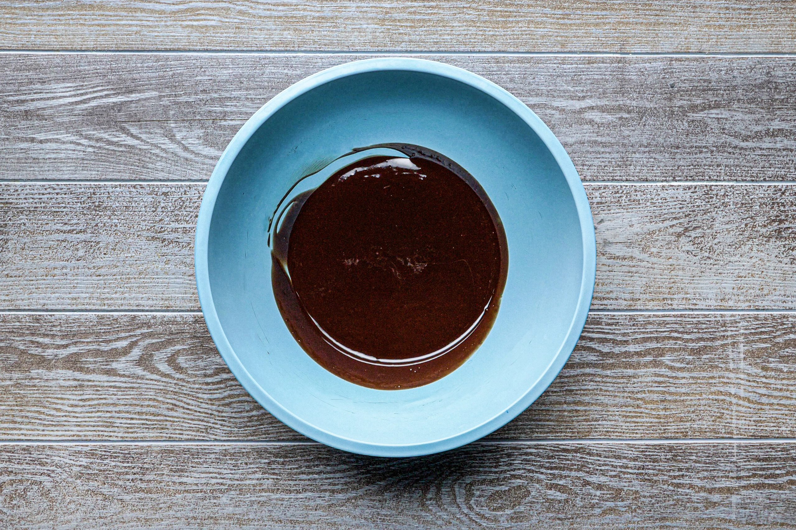 A bowl of butter and chocolate