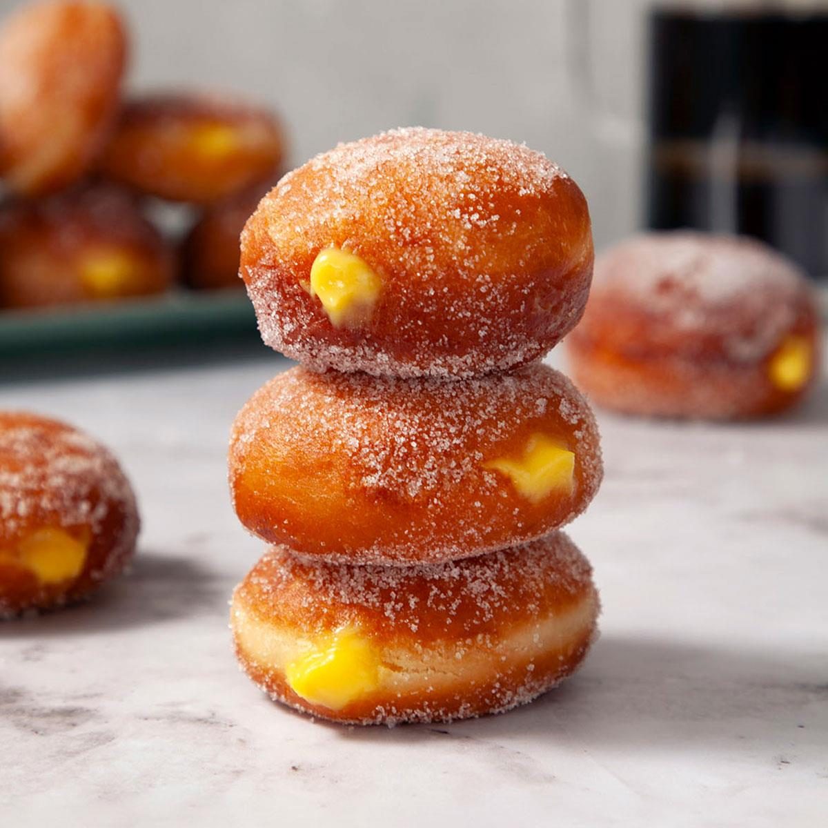 Cream-Filled Doughnuts