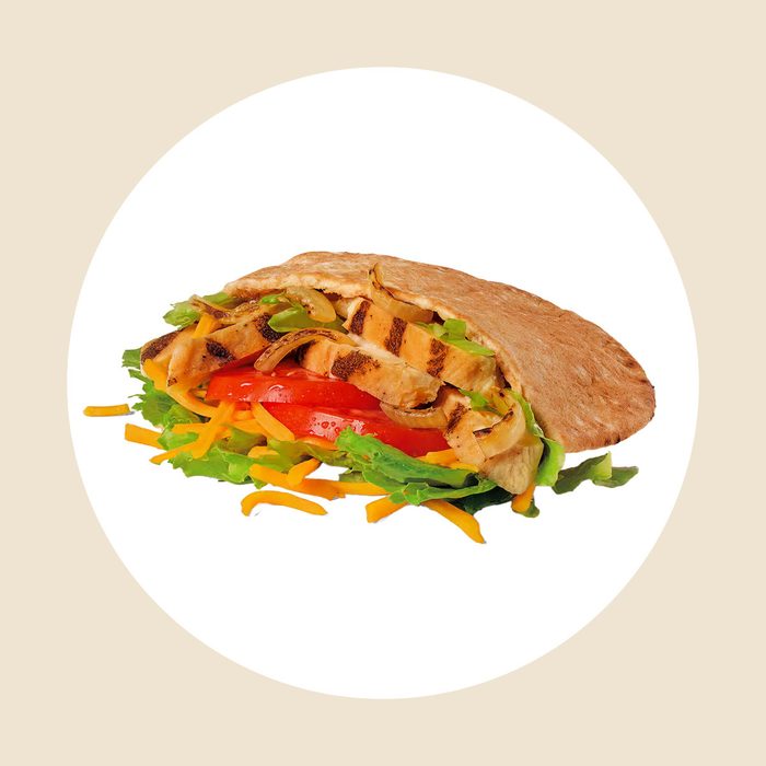 Jack In The Box Chicken Fajita Pita With Salsa