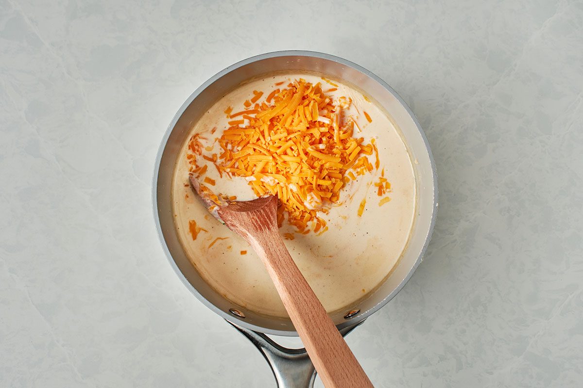 Make the cheese sauce