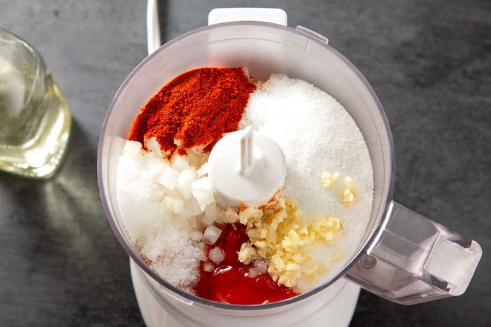 combine all the ingredients a blender or food processor