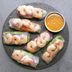 Shrimp Spring Rolls with Peanut Sauce