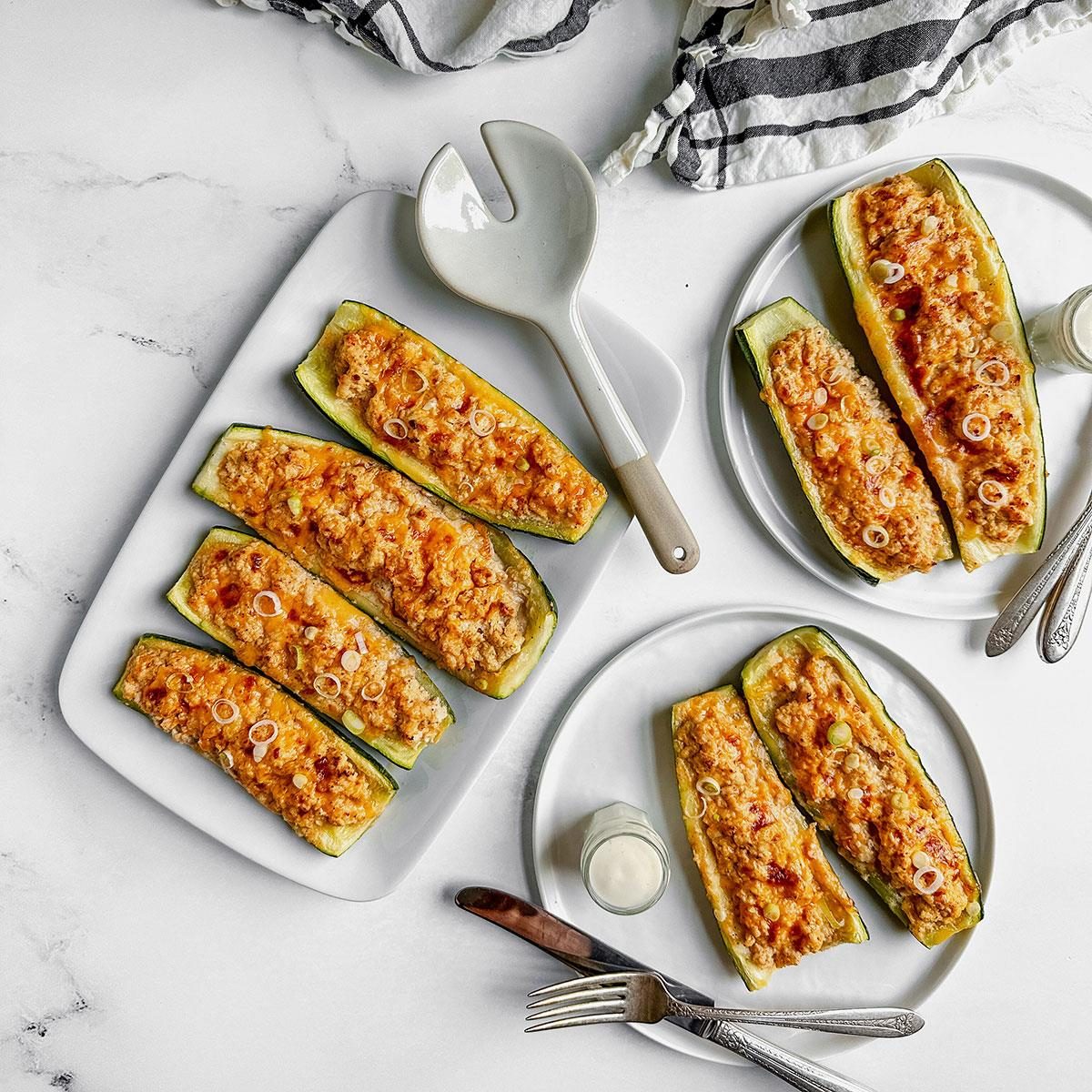 Buffalo Chicken Zucchini Boats Exps Tohd24 267388 Sherisilver 11