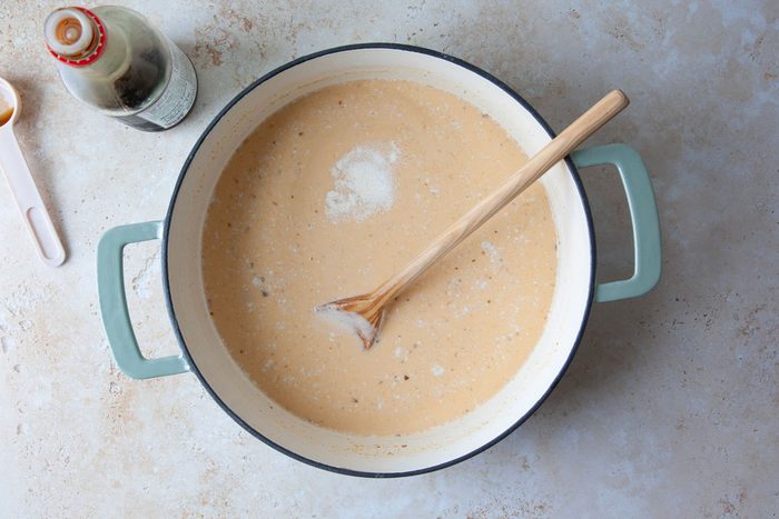 Curry soup base, assing soy suace and garlic power