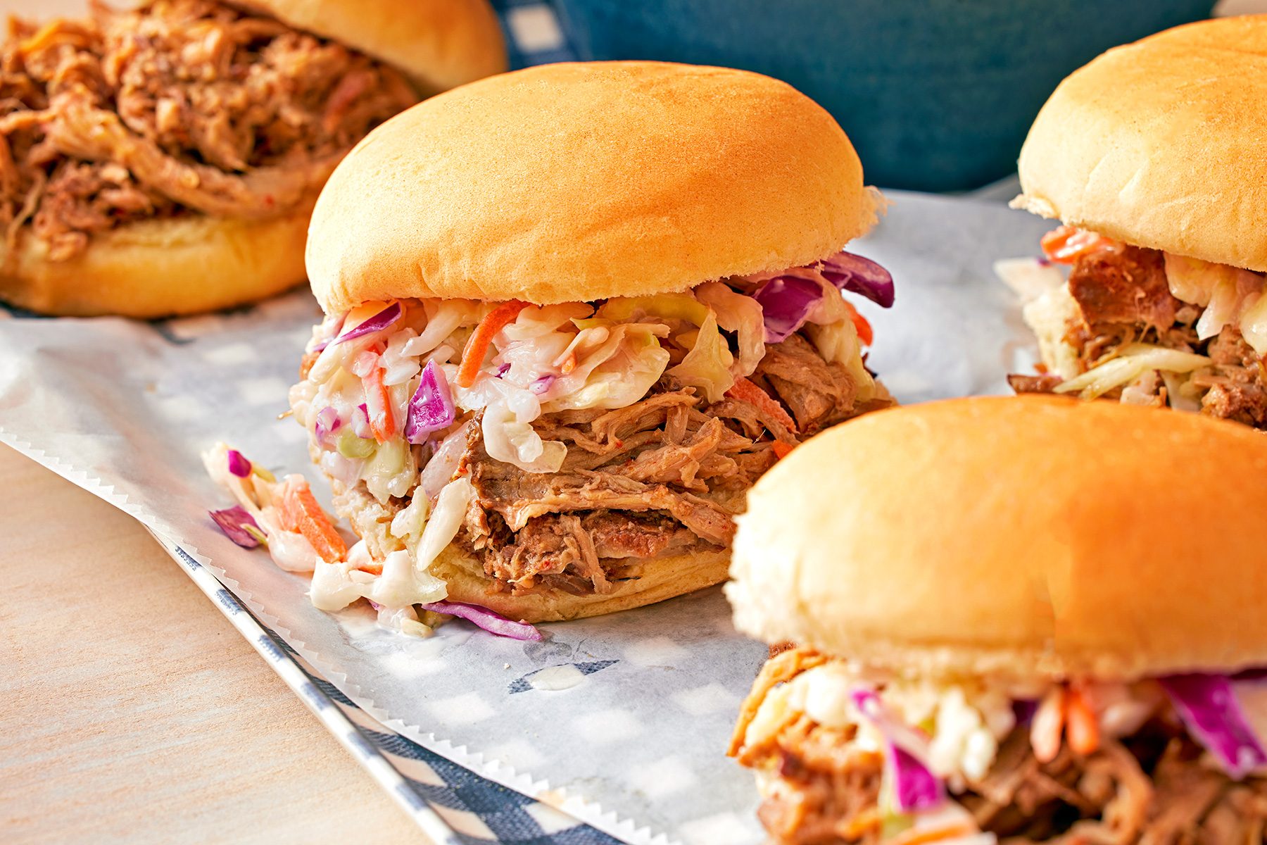 close shot of Carolina Pulled Pork