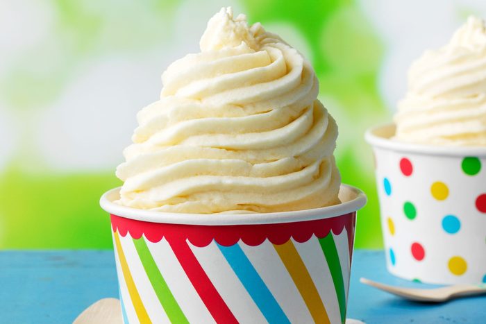 Copycat Disney Dole Whip served in a cup