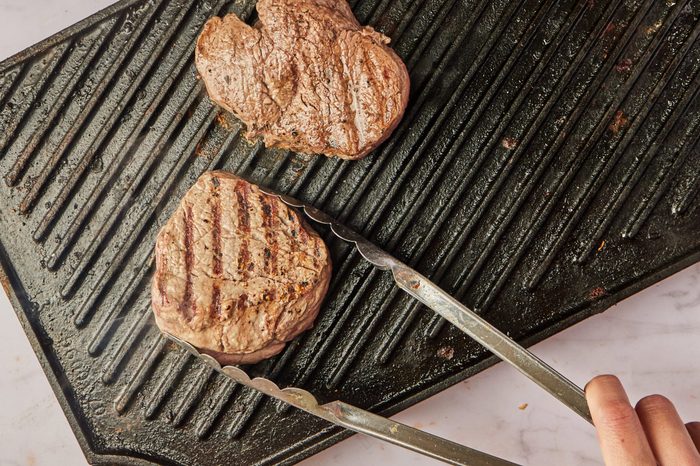 Grill The Steaks For Steak Oscar.