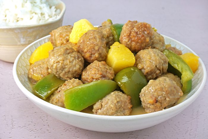 slow cooker sweet and sour meatballs for Taste of Home RMS 27421