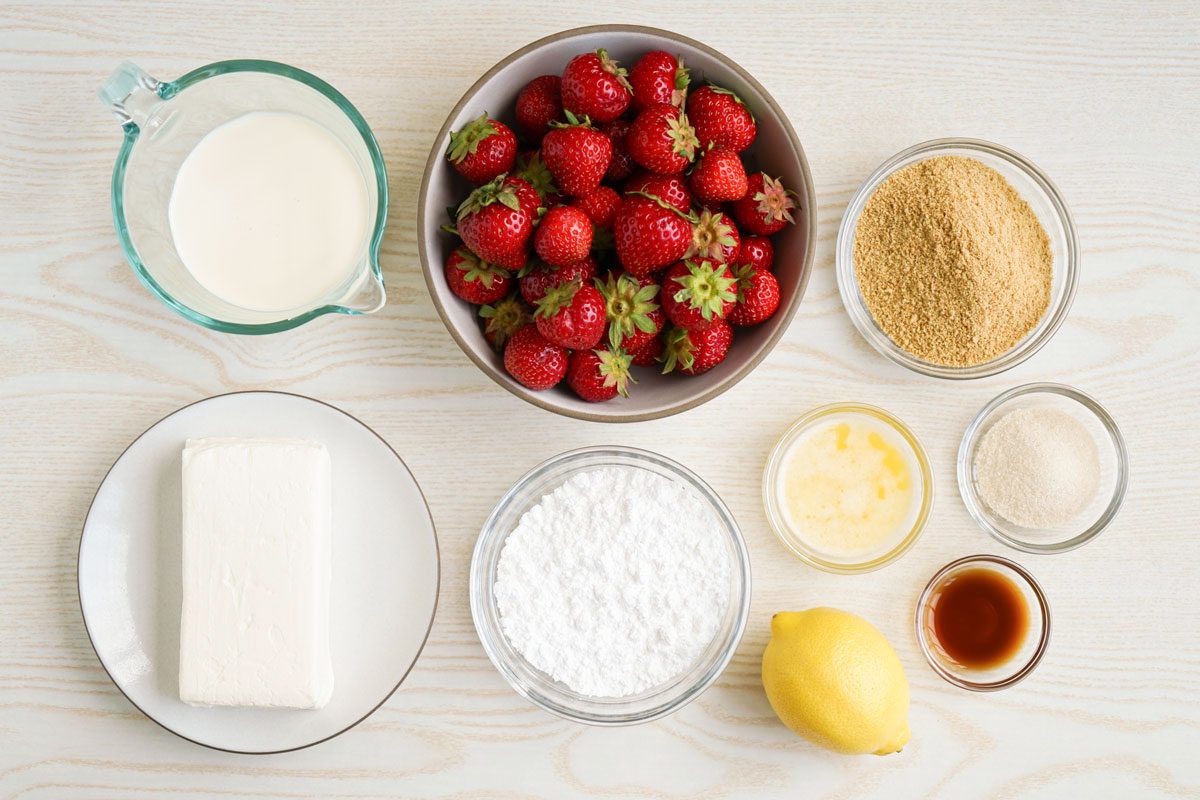 ingredients for Cheesecake Mousse